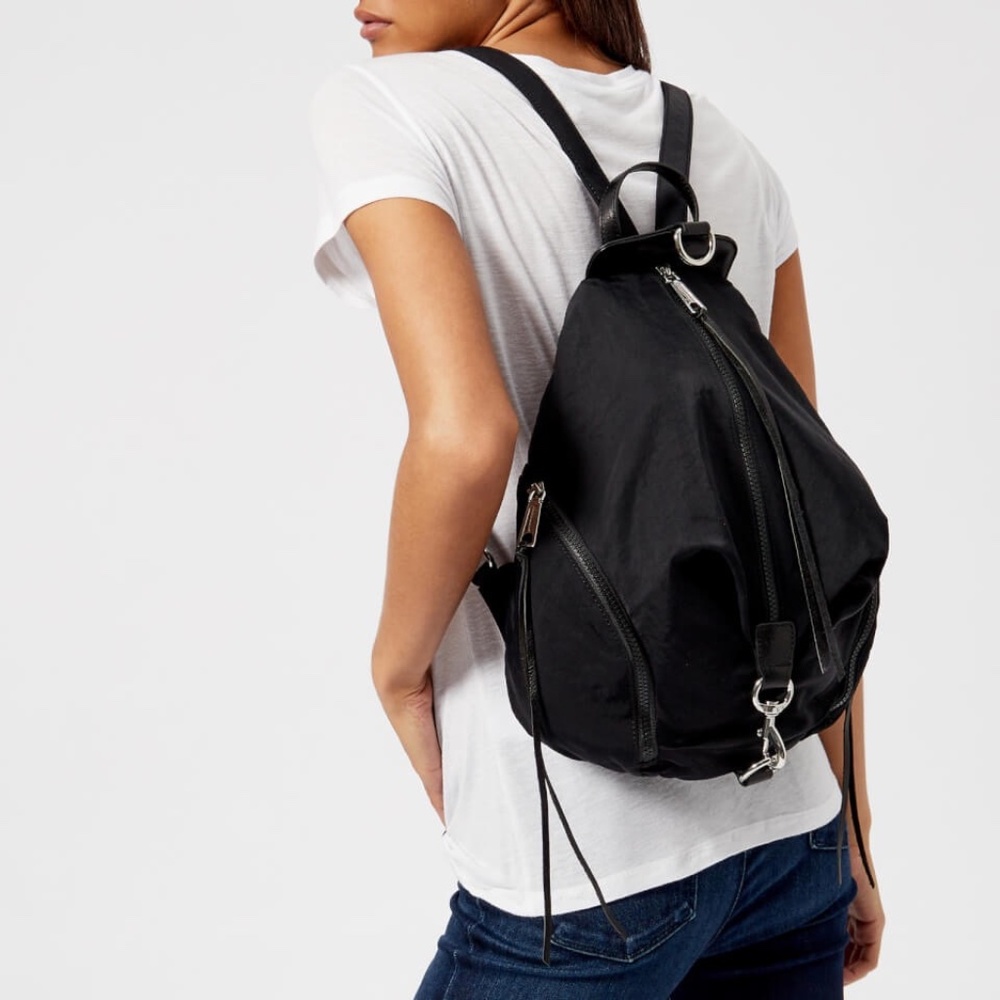 Rebecca Minkoff Julian Nylon Medium Black Backpack